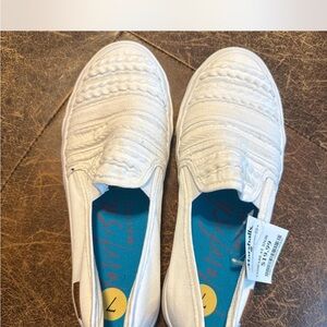 Marshalls White Slip-On Shoes